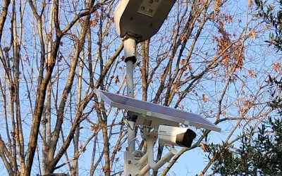 Telecamera alimentata da pannello solare con connessione mobile 4G