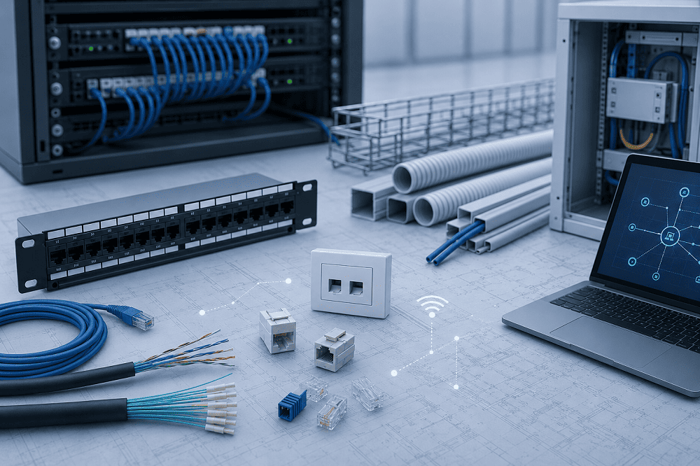 Cablaggio strutturato e infrastruttura di posa